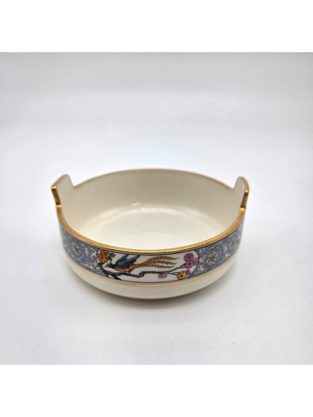 Vintage Lenox Ming Butter Tub Black Mark